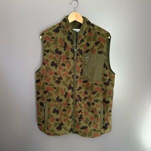 Old Navy Mens Camo Full Zip Vest Size Medium Tall